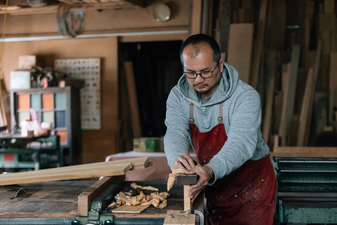 森平房職人工作