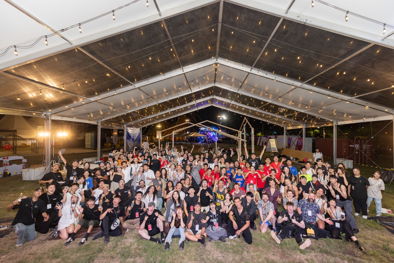 國際表演者合影