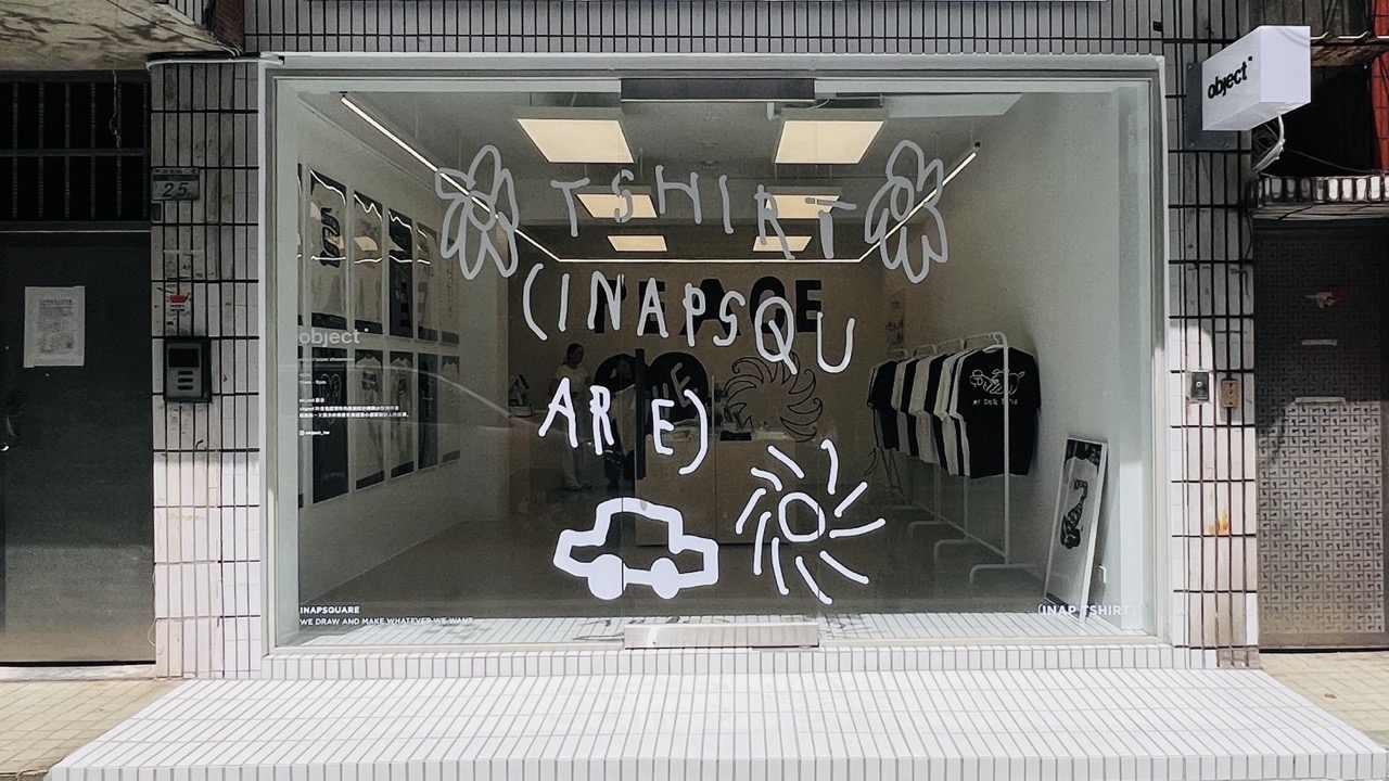 INAPSQUARE T-SHIRT Pop-up(object showroom 外觀)